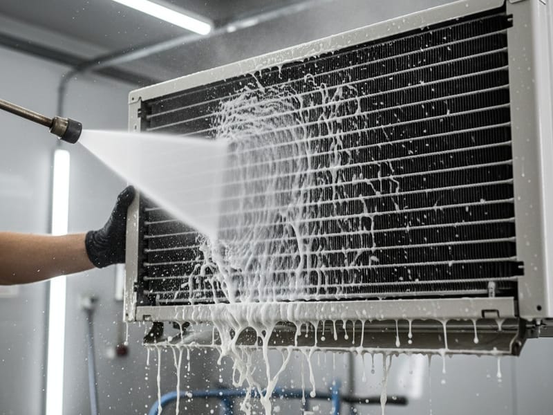Professional Split AC jet cleaning service - Magic AC Ahmedabad